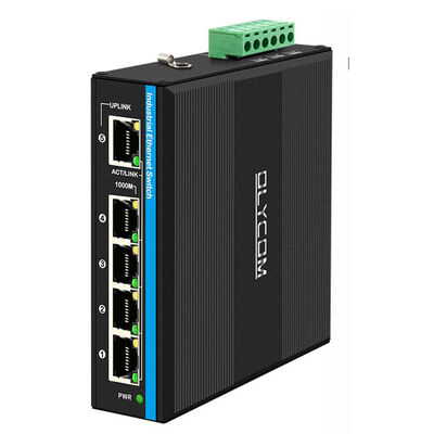 Switch PoE gestito dal Web a 5 porte Rete Gigabit PoE attivo da 120 W Design robusto CE