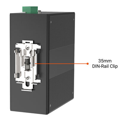 Switch Ethernet TSN Managed L3 Industriale 16 Porte 10G Uplink Fibra IEEE 1588v2 Montaggio DIN