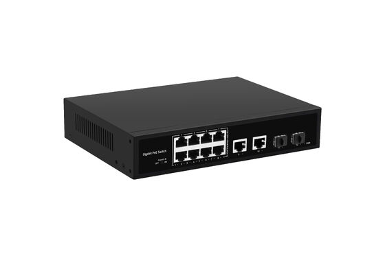 8 porte 120W Gigabit POE Switch con POE Watchdog per Business Fiber Network