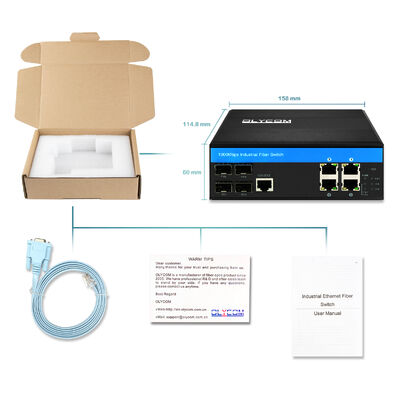 Switch Ethernet L2 Managed a 8 porte, Uplink SFP 1G/2.5G, Grado Industriale, CE FCC