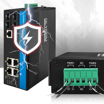 Switch Ethernet L2 Managed a 8 porte, Uplink SFP 1G/2.5G, Grado Industriale, CE FCC