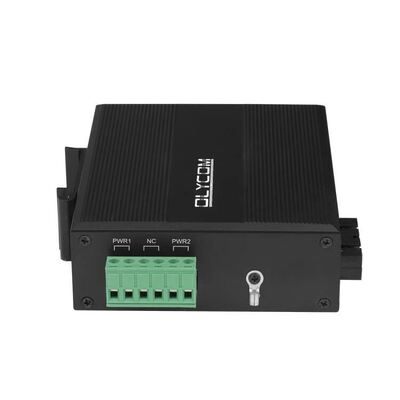 5 porte Fast Ethernet Switch Industrial Non gestito SFP Fibra senza ventole IP40 DC12V