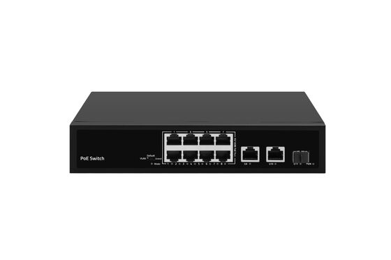 Switch PoE 8 porte 10/100Mbps 120W Gigabit Network SFP Uplink Non gestito Alimentato AC CE