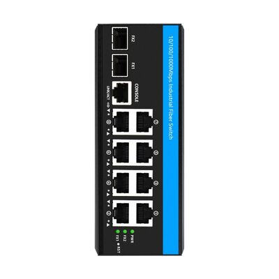 Switch di rete Gigabit 8 porte di fabbrica OEM, switch Ethernet gestito, 2 porte SFP+ 8 porte RJ45