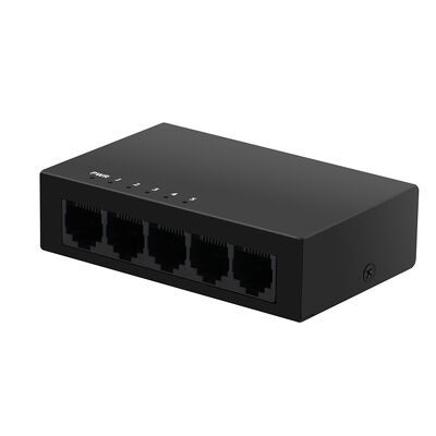 Switch Ethernet Gigabit a 5 porte 10/100/1000Mbps non gestito, desktop, con chassis in metallo, certificato CE