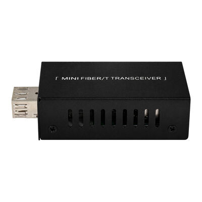 Mini convertitore multimediale a fibra ottica Gigabit DC5V DC12V Compatto 20 km estensione CE