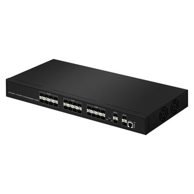 28-Port 10G SFP+ Managed Fiber Switch L2/L3 Aggregation Switch con SNMP VLAN QoS per Data Center ISP Network