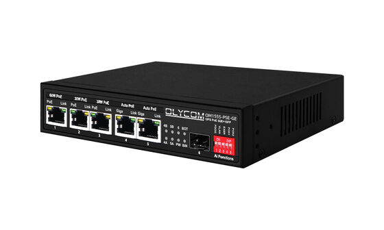 Gigabit PoE Switch MPPT Controller di carica solare SFP Fibra ottica DC12V/DC24V/DC48V Input