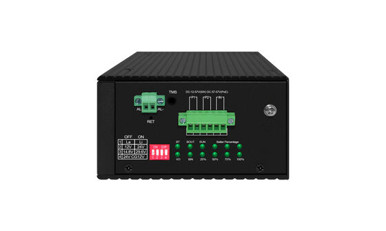 Interruttore PoE solare gestito industriale 4GE+2SFP 120W PoE MPPT Off-Grid Power per CCTV e rete wireless