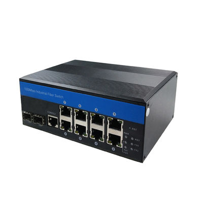 Interruttore Gigabit Ethernet gestito tramite web con 10 porte Interruttore di rete industriale IM-FS280GW