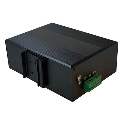 8 Port Industrial Managed PoE Switch 2.5G Fiber Din Rail 240W Supporto alla gestione PoE