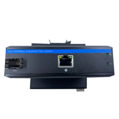 Convertitore industriale 10/100/1000M Support Wide Voltage di media di Ethernet di 2 porti