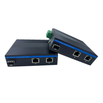 Interruttore di rete di grado industriale 10/100m 1 Sfp 2 Rj45 Interruttore di rete non gestito IP40 DC 9-36V