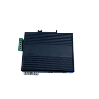 4 Port Industrial Network Switch Gigait SFP Ethernet in fibra ottica Din Rail non gestito