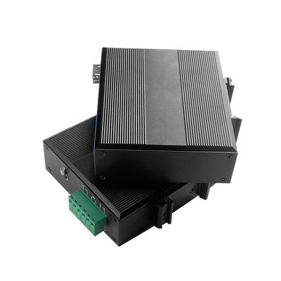 Trasmissione industriale del convertitore 10/100Mbps 40KM di media di Ethernet della fibra del FCC SFP