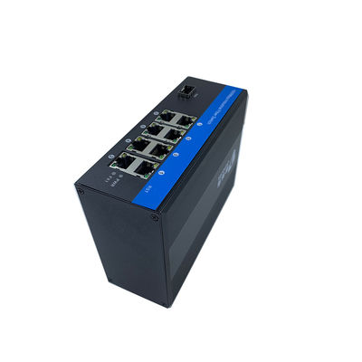 SWITCH DI RETE INDUSTRIALE A 8 PORTE GIGABIT SFP FIBRA ETHERNET DIN RAIL CE UNMANAGED