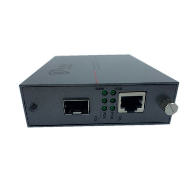 La CC 5V1A ha introdotto il convertitore a fibra ottica Sfp di media di Ethernet a Rj45 MDI automatico