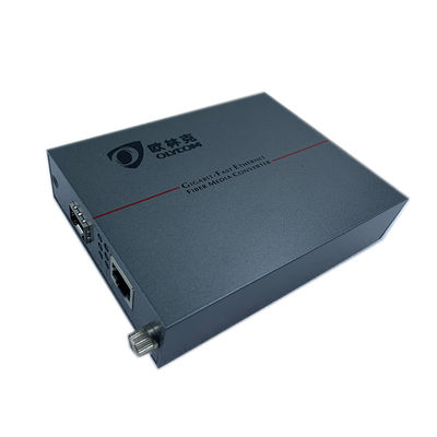 La CC 5V1A ha introdotto il convertitore a fibra ottica Sfp di media di Ethernet a Rj45 MDI automatico