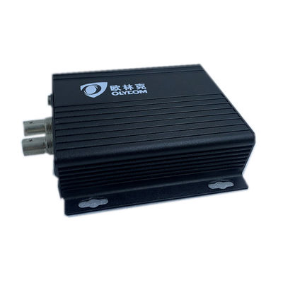 Modo ottico della fibra 20km del convertitore 2ch FC di Digital del video standard del FCC singolo