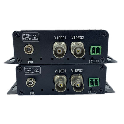 1080P BNC Video To Optical Fiber Converter con RS485 Data FC su Fibra Multimode