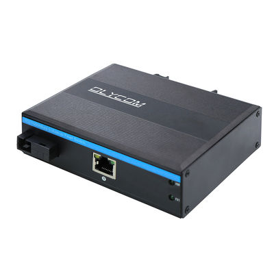Convertitore multimediale Ethernet industriale Gigabit Non gestito SC WDM Single Fiber Mini Size