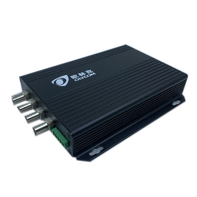 Audio video Digital monitoraggio industriale ottico nero del convertitore 4ch di 115Kbps CVI TVI