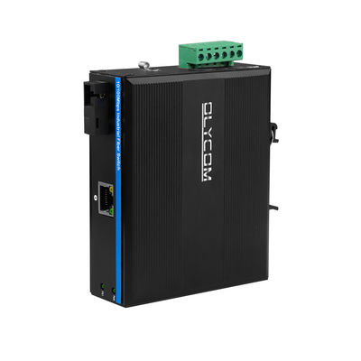 20 km WDM Media Converter Fast Ethernet Rugged Industrial Network Mini Size Non gestito