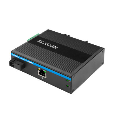 20 km WDM Media Converter Fast Ethernet Rugged Industrial Network Mini Size Non gestito