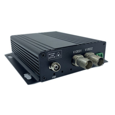 Convertitore multimediale video analogico con dati RS485/RS422 Estensione fibra SM/MM CE DC5V DC12V