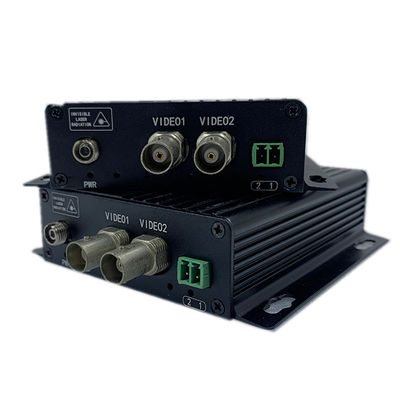 Convertitore multimediale video analogico con dati RS485/RS422 Estensione fibra SM/MM CE DC5V DC12V
