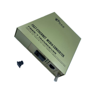 Il CA a fibra ottica del convertitore 1310/1550nm 220V di media di Ethernet del singolo centro ha introdotto