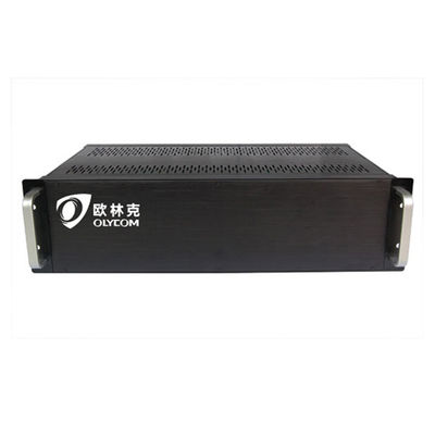Convertitore multimediale video Chassis 3U Rack per convertitore ottico video doppio ingresso di potenza