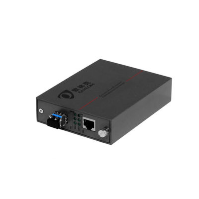 850nm Fibra ottica PoE Media Converter Gigabit Network Non gestito Multimode SFP Cage