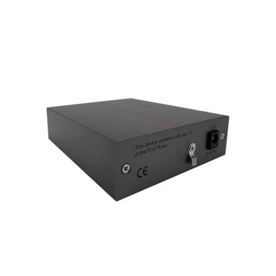 850nm Fibra ottica PoE Media Converter Gigabit Network Non gestito Multimode SFP Cage