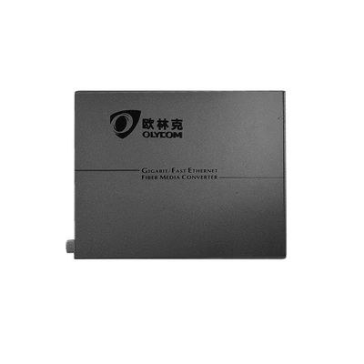 850nm Fibra ottica PoE Media Converter Gigabit Network Non gestito Multimode SFP Cage