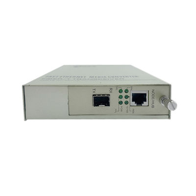 PoE Media Converter SFP Fibra ottica 10/100M Ethernet Budget non gestito 30W