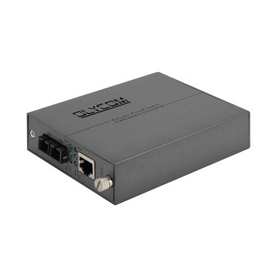 Convertitore multimediale a fibra in modalità singola Gigabit Ethernet DC5V 2U Chassis montato Non gestito