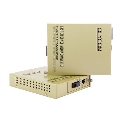 WDM Media Converter 100Mbps Rack Mount Fiber Copper Extender Non gestito