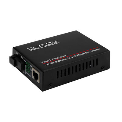 Convertitore multimediale WDM a fibra singola Gigabit Non gestito 14-Slot Rack Montabile 20KM