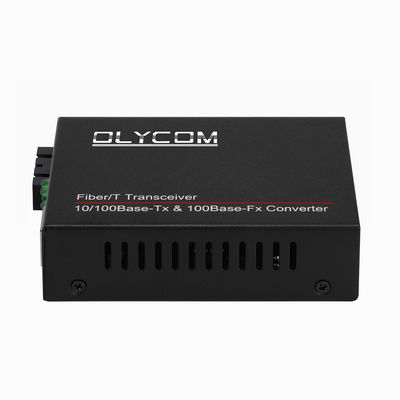 10/100M POE Media Converter PSE Fibra ottica Ethernet 48V SC doppia fibra per IPC