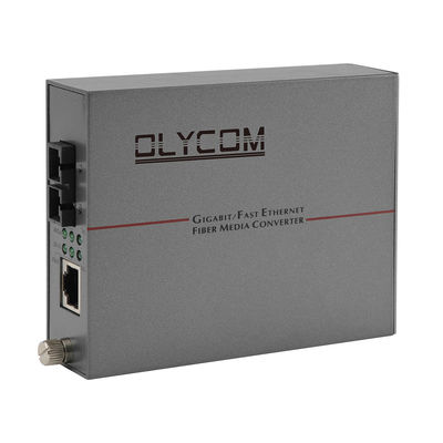 convertitore di media della fibra dello Sc di 20km, convertitore di PSE Gigabit Ethernet