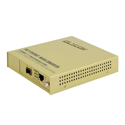 SFP Single Fiber Media Converter 10/100Mbps AC Input Non gestito LFPT 2KM 20KM CE
