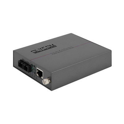 10/100M Ethernet Fiber Media Converter SC Connector Rack Montabile Non gestito DC5V LFPT