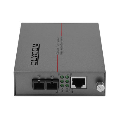 Convertitore di media Ethernet 10/100M LFPT con connettore SC montabile su rack non gestito DC5V