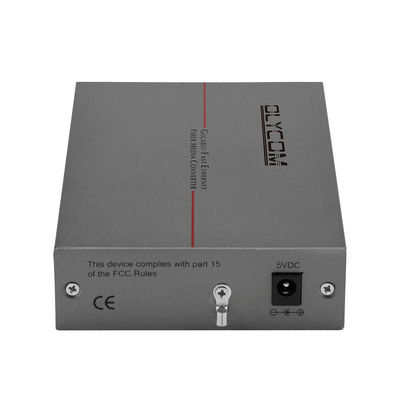 Convertitore di media Ethernet 10/100M LFPT con connettore SC montabile su rack non gestito DC5V