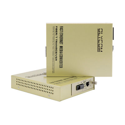 Convertitore multimediale Ethernet a fibra ottica a singolo nucleo Non gestito Input CA 1310/1550nm 220V