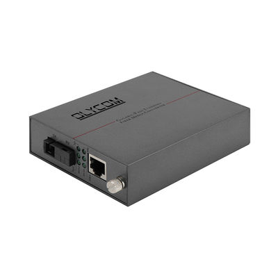 Convertitore multimediale Gigabit Ethernet Porta SC a fibra ottica singola non gestita 20KM CE