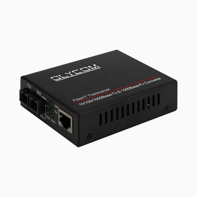 Supporto di scaffale del porto del convertitore 2 di media di MTBF 50,000hours Gigabit Ethernet sopra cavo Cat6