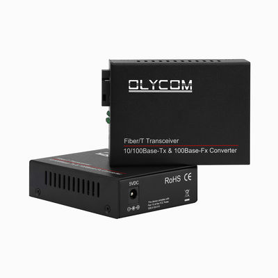 WDM Fast Ethernet Media Converter LFPT Fibra ottica non gestita 20KM SC Port CE