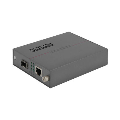Convertitore multimediale in fibra SFP 10/100Mbps LFPT Ethernet ottico montabile su rack DC5V non gestito